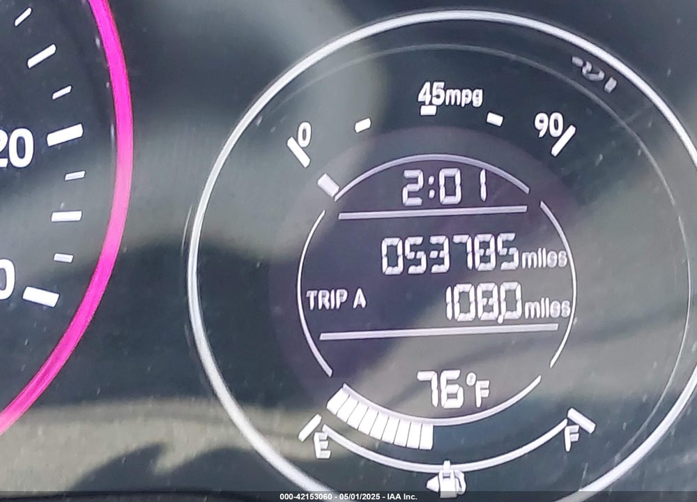 2019 HONDA HR-V LX VIN: 3CZRU5H38KM710281