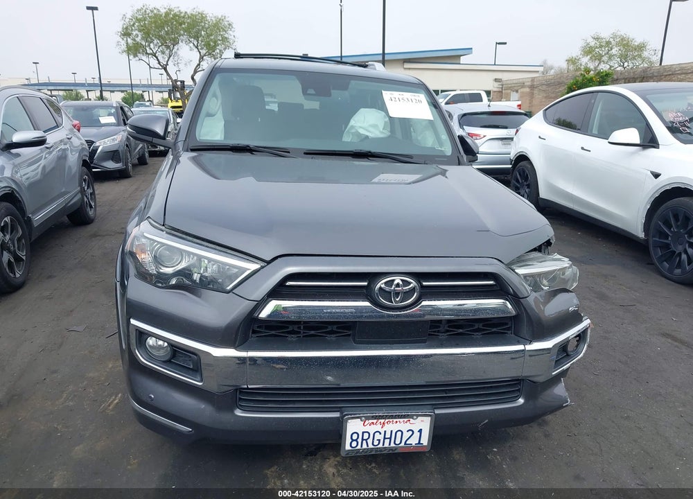 2020 TOYOTA 4RUNNER LIMITED VIN: JTEZU5JR1L5222734