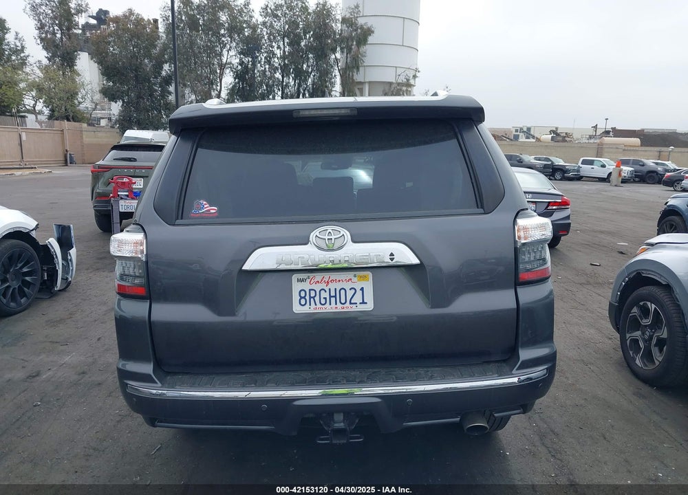 2020 TOYOTA 4RUNNER LIMITED VIN: JTEZU5JR1L5222734