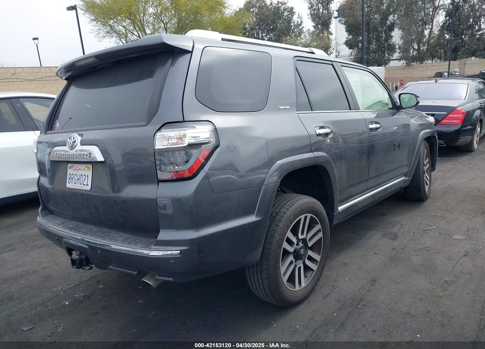 2020 TOYOTA 4RUNNER LIMITED VIN: JTEZU5JR1L5222734