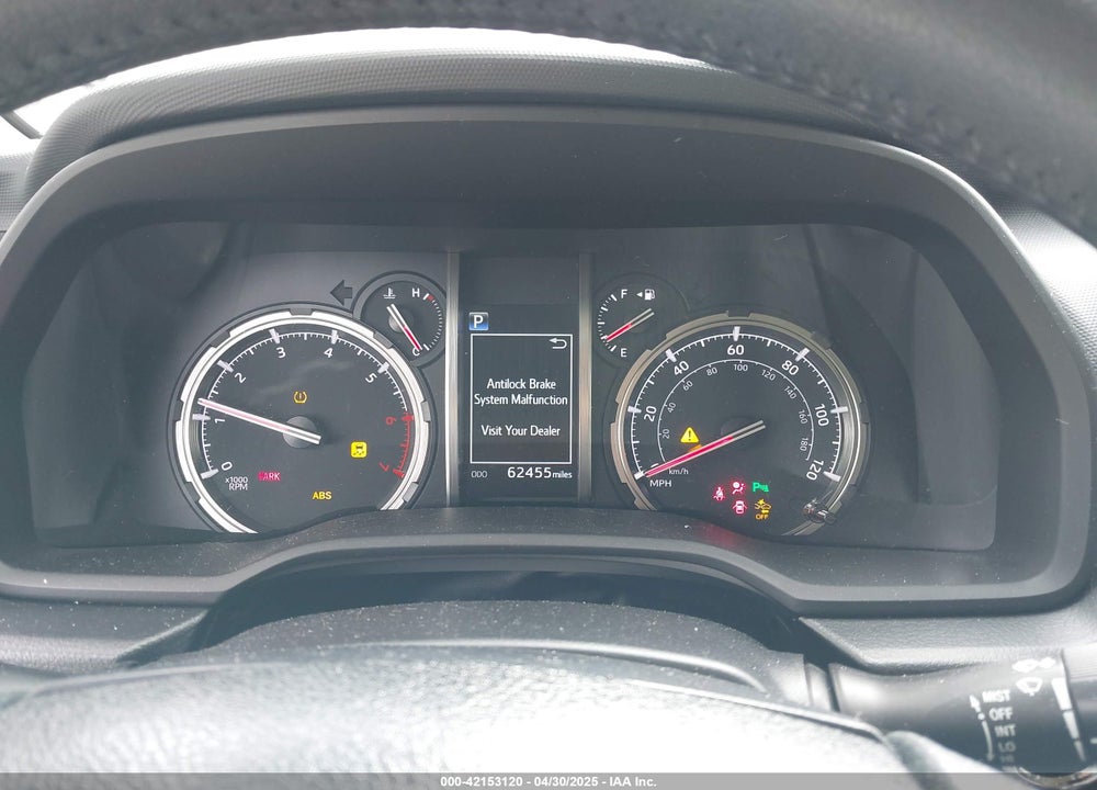2020 TOYOTA 4RUNNER LIMITED VIN: JTEZU5JR1L5222734