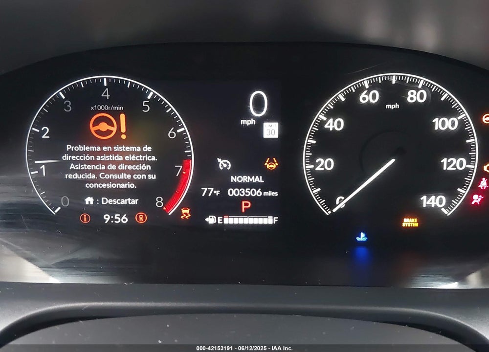 2025 HONDA HR-V VIN: 3CZRZ2H31SM742182