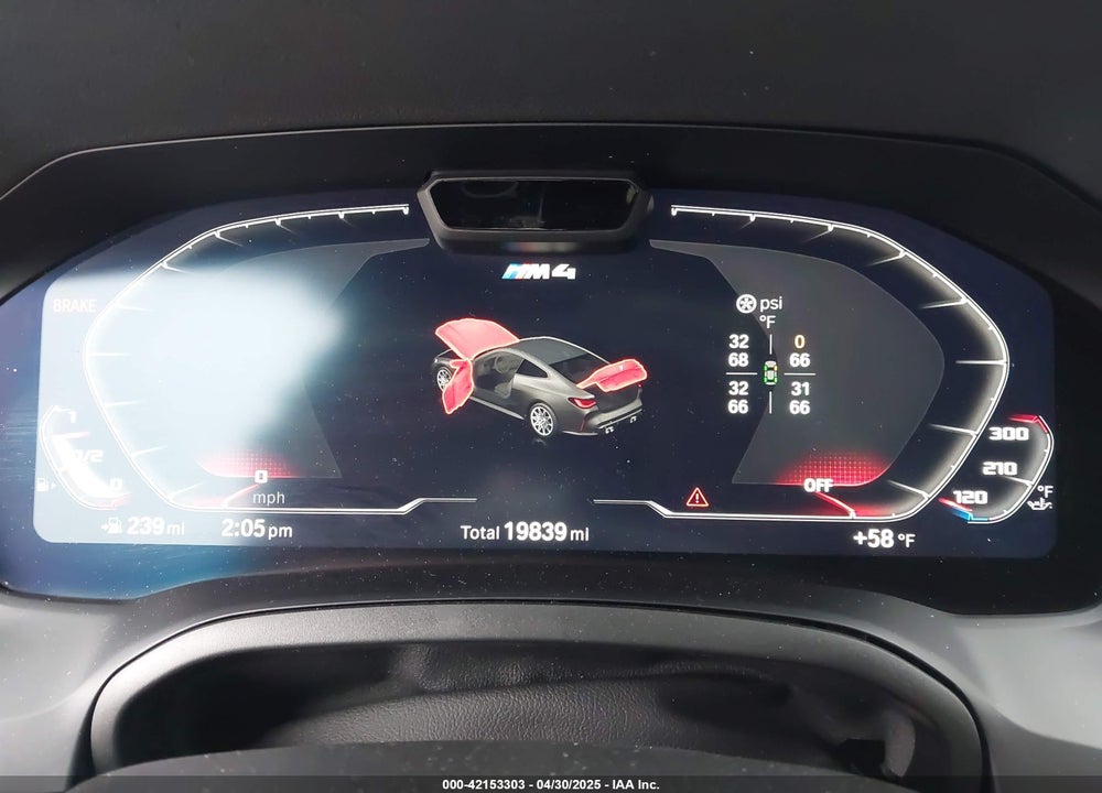 2023 BMW M4 COMPETITION XDRIVE VIN: WBS43AZ05PCL26010