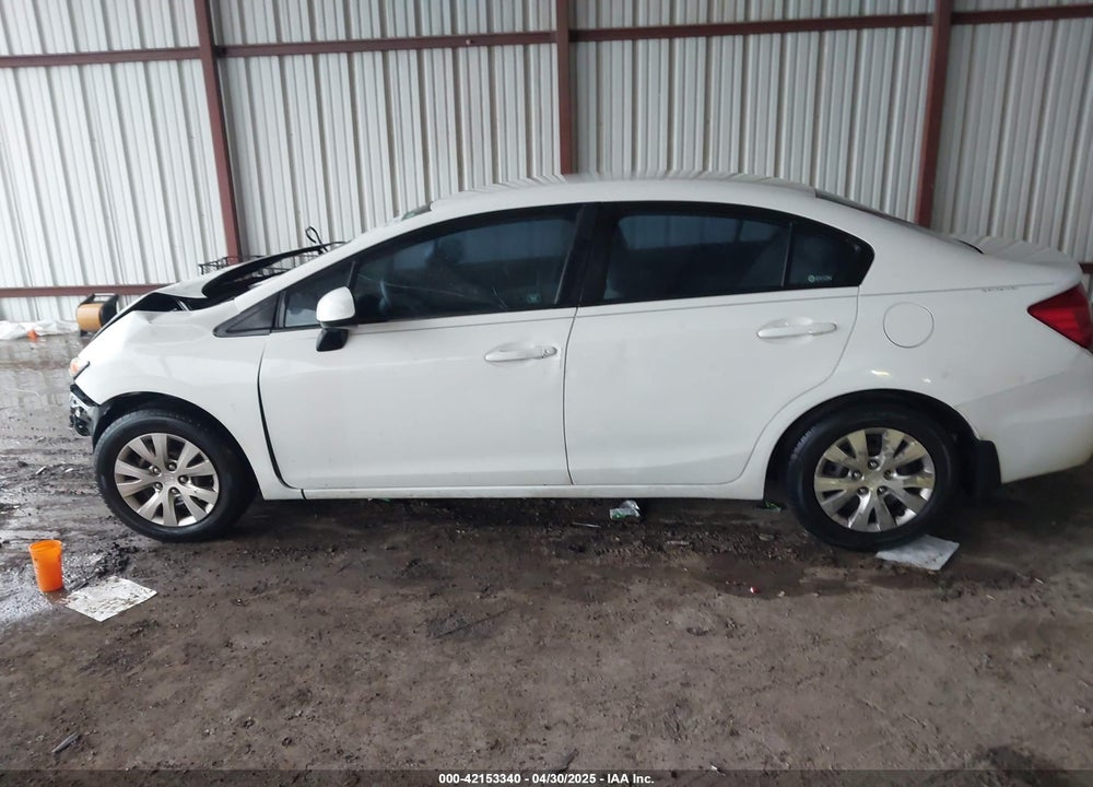 2012 HONDA CIVIC LX VIN: 2HGFB2F50CH598806