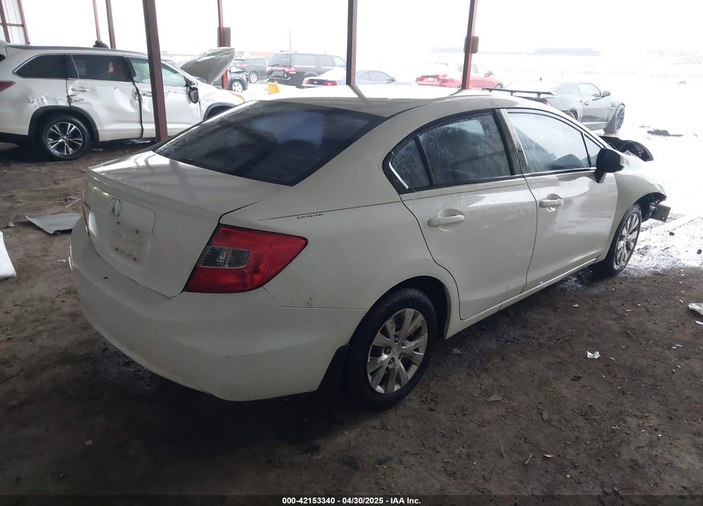 2012 HONDA CIVIC LX VIN: 2HGFB2F50CH598806
