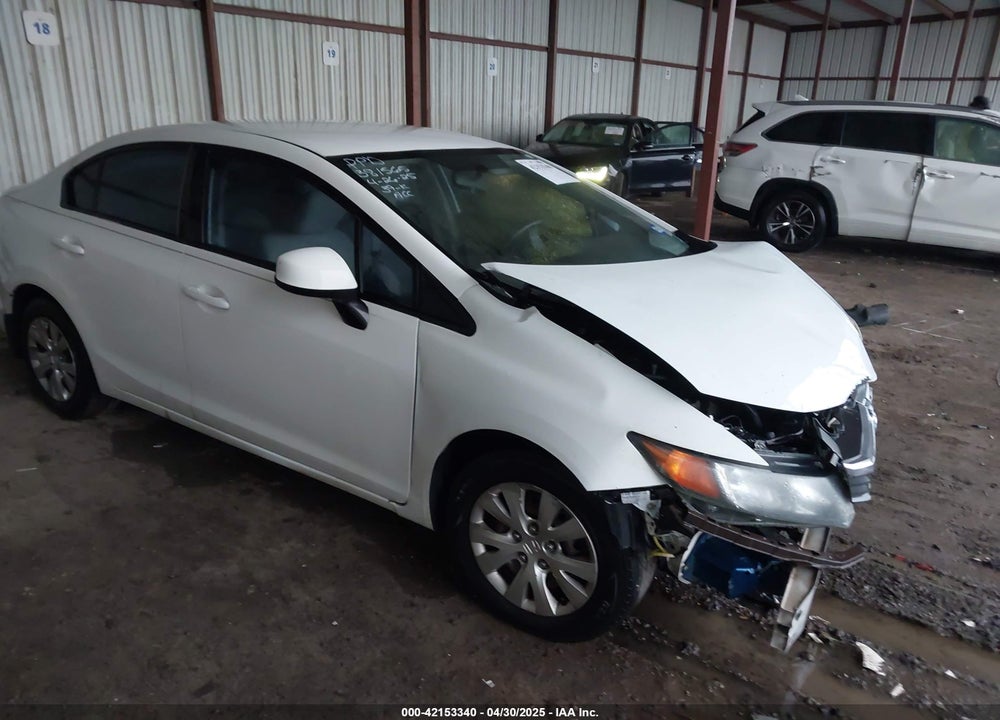 2012 HONDA CIVIC LX VIN: 2HGFB2F50CH598806