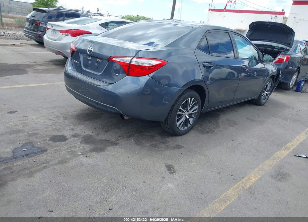2016 TOYOTA COROLLA VIN: 5YFBURHEXGP412430