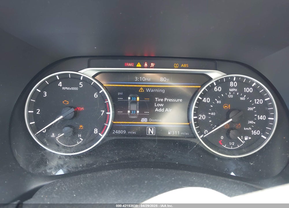2023 NISSAN SENTRA SR XTRONIC CVT VIN: 3N1AB8DV4PY262691