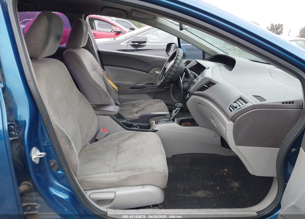2012 HONDA CIVIC LX VIN: 19XFB2F59CE344618