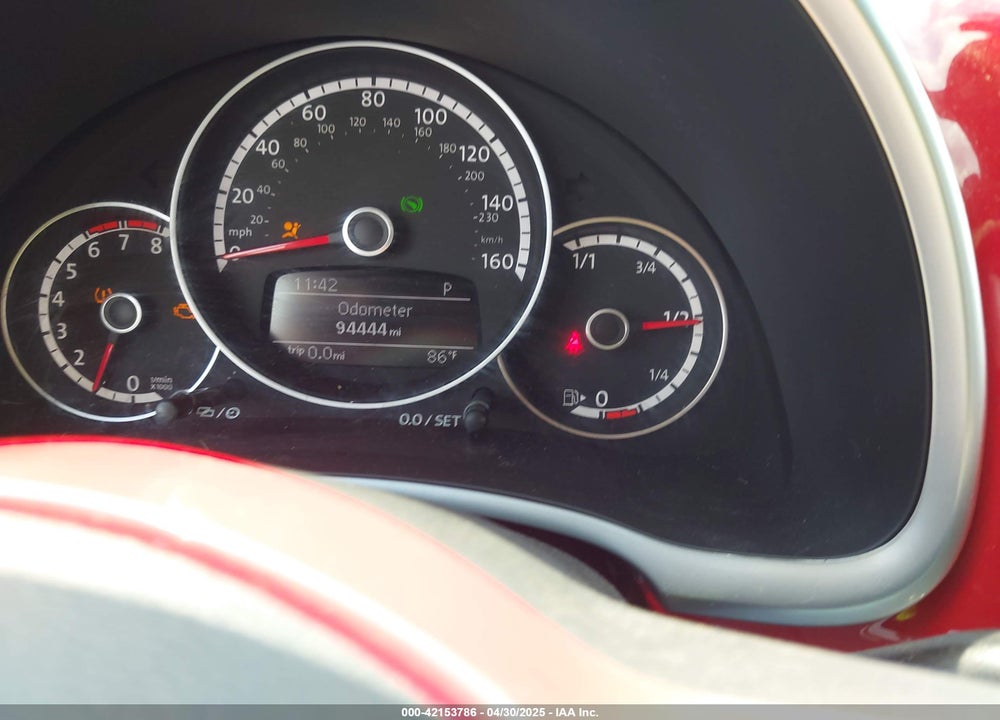 2014 VOLKSWAGEN BEETLE VIN: 3VW507AT1EM819012