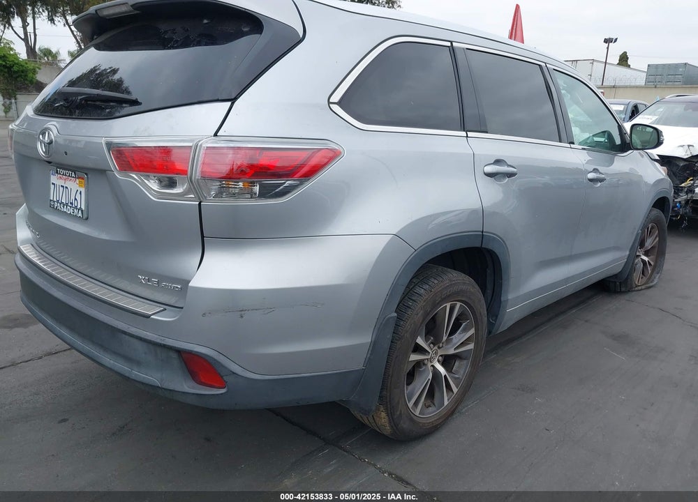 2016 TOYOTA HIGHLANDER XLE V6 VIN: 5TDJKRFH7GS313781