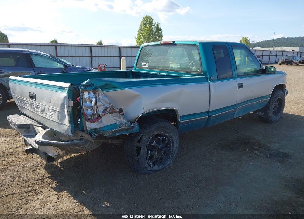 1995 CHEVROLET GMT-400 K1500 VIN: 1GCEK19K8SE156495