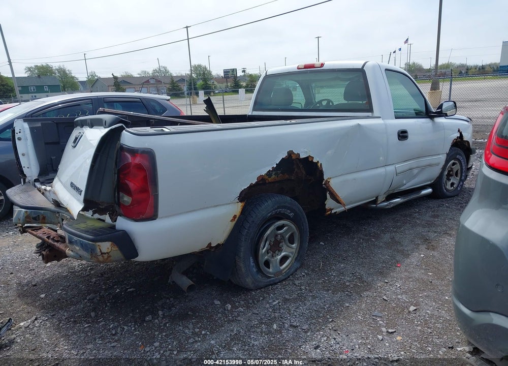 2004 CHEVROLET SILVERADO 1500 LS VIN: 1GCEC14T54Z189222