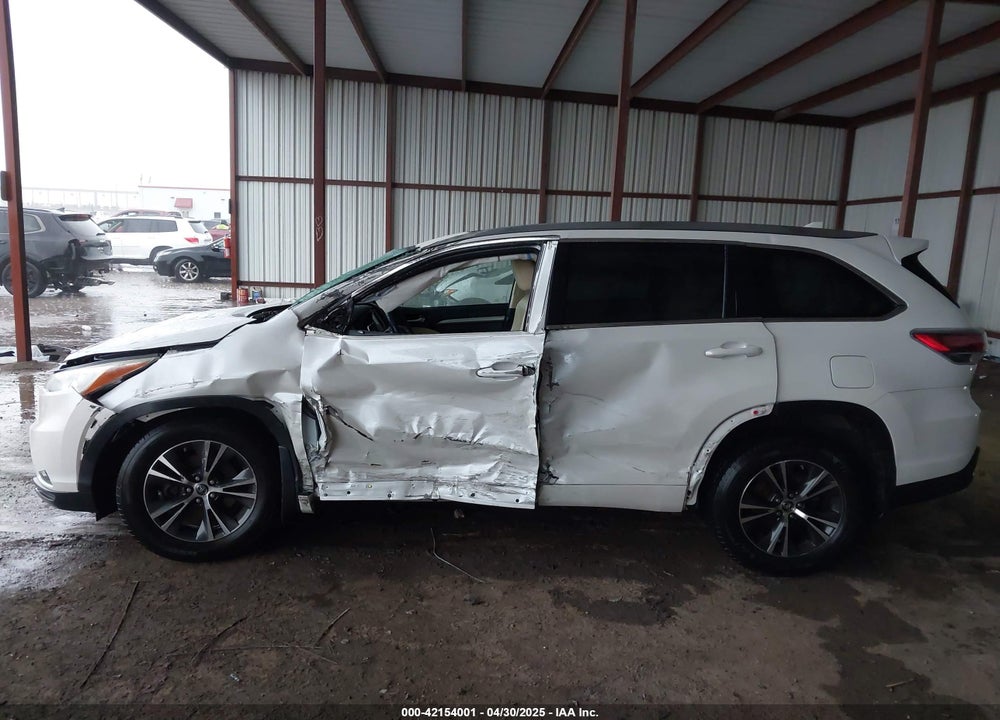 2016 TOYOTA HIGHLANDER VIN: 5TDJKRFH8GS232482