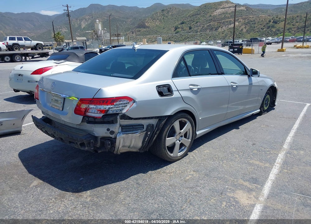 2012 MERCEDES-BENZ E-CLASS VIN: WDDHF5KB8CA651796