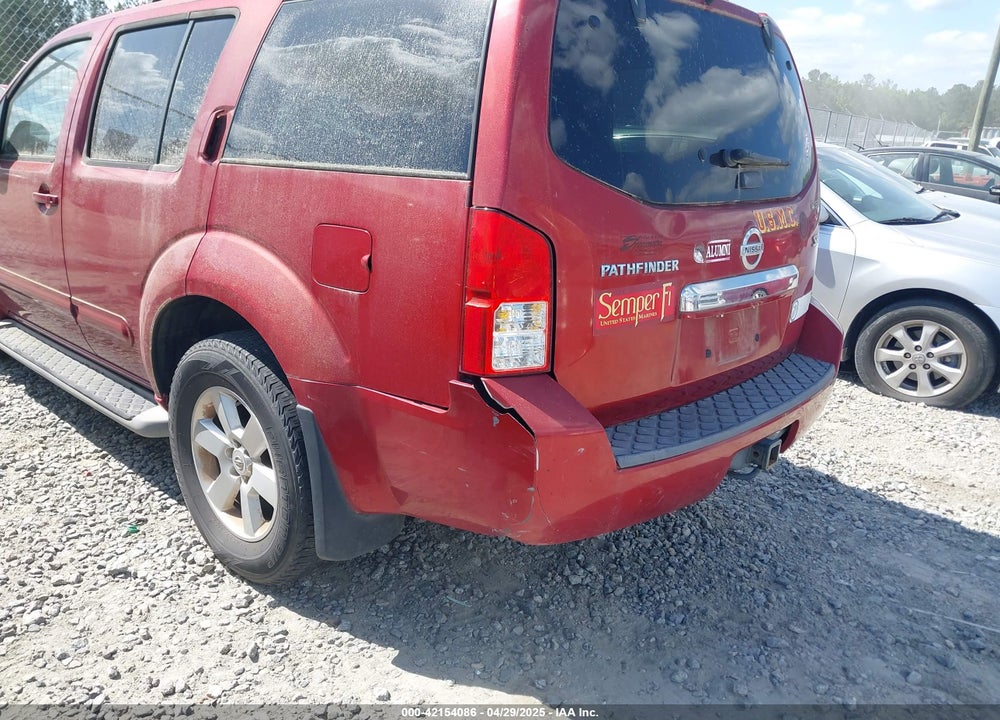 2010 NISSAN PATHFINDER VIN: 5N1AR1NN4AC615795