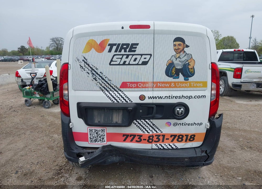 2019 RAM PROMASTER CITY TRADESMAN VIN: ZFBHRFAB8K6N76465