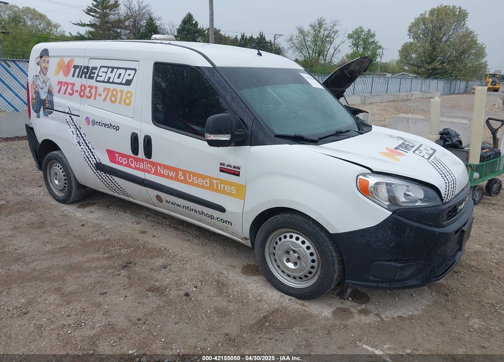 2019 RAM PROMASTER CITY TRADESMAN VIN: ZFBHRFAB8K6N76465