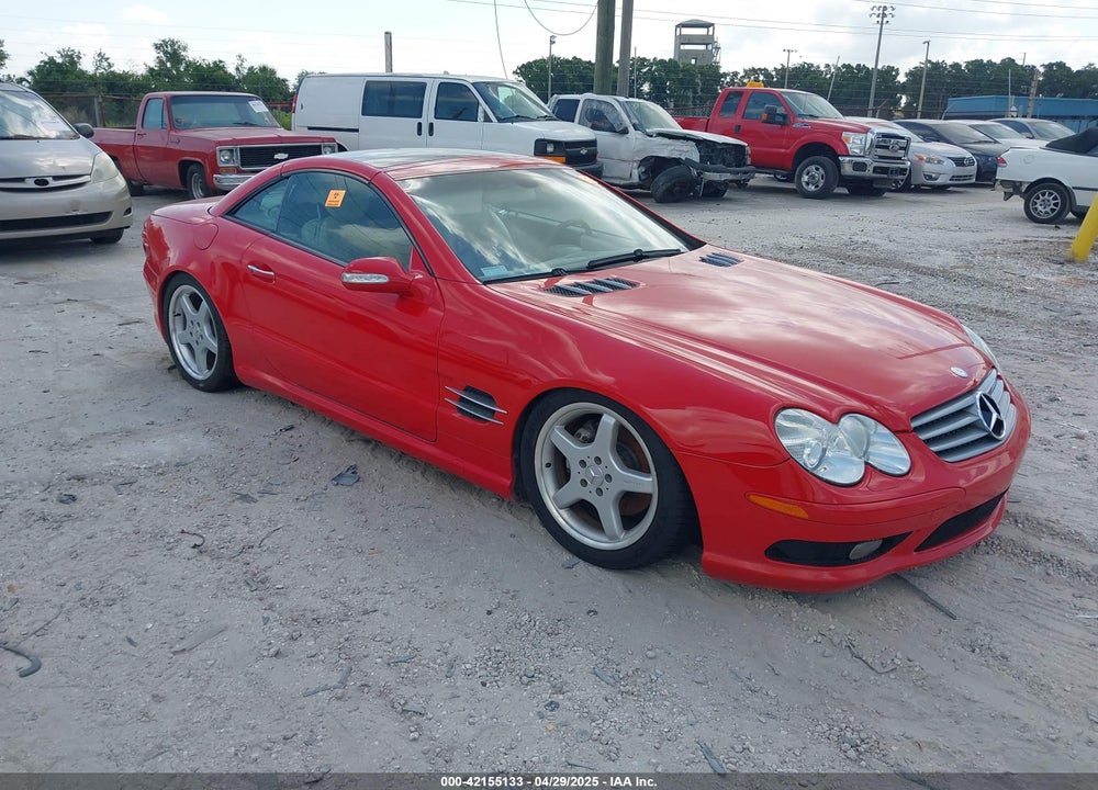 2003 MERCEDES-BENZ SL 500 VIN: WDBSK75F83F019842