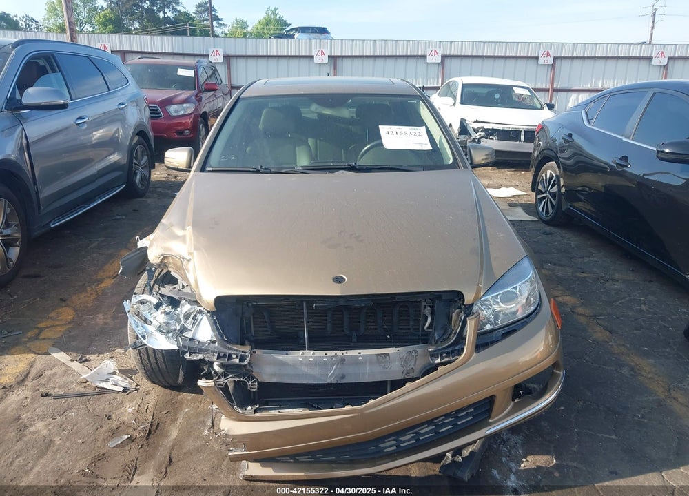 2010 MERCEDES-BENZ C VIN: WDDGF5EB2AR120776