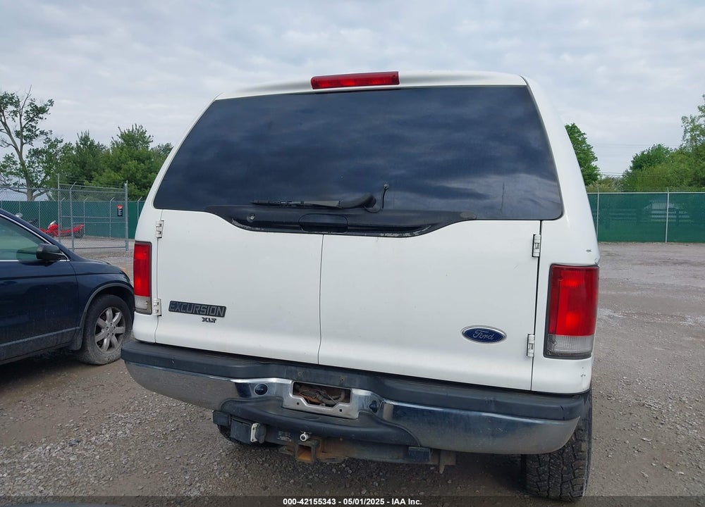 2001 FORD EXCURSION XLT VIN: 1FMNU41S21EC73183
