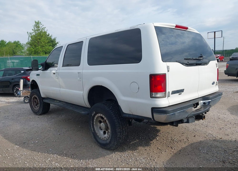 2001 FORD EXCURSION XLT VIN: 1FMNU41S21EC73183