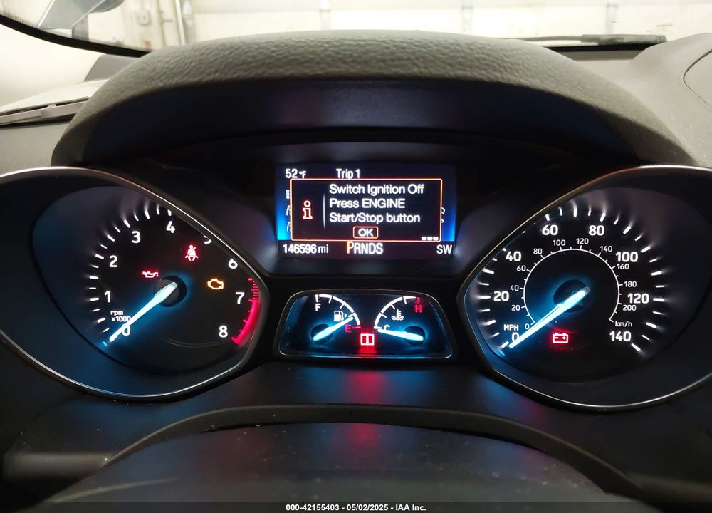 2017 FORD ESCAPE TITANIUM VIN: 1FMCU9J97HUE52448