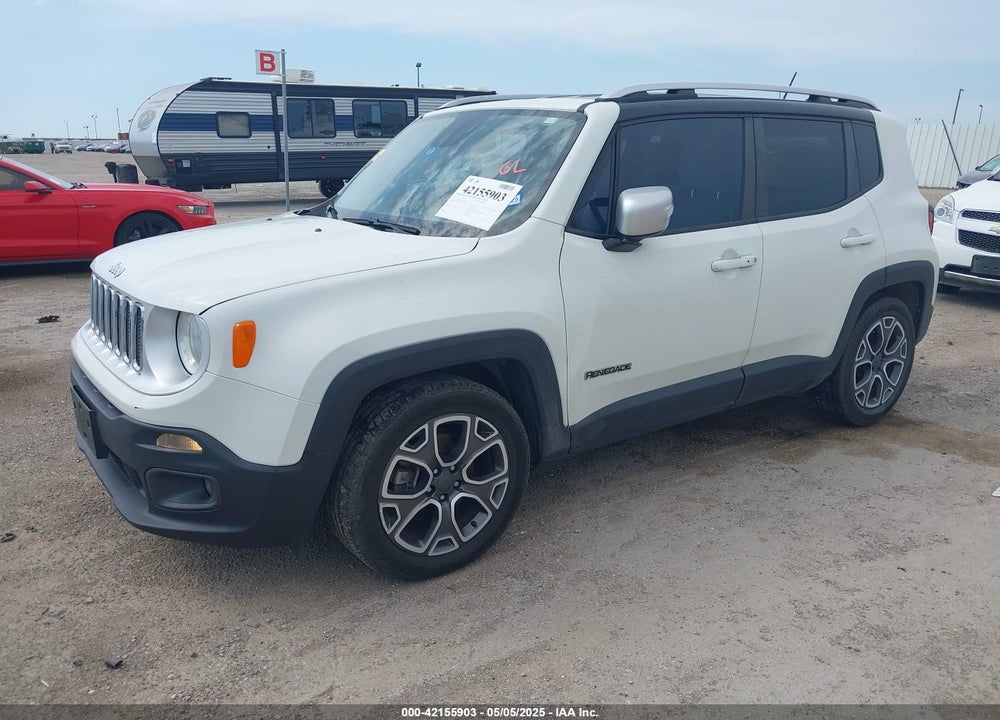 2017 JEEP RENEGADE LIMITED FWD VIN: ZACCJADB6HPE93491
