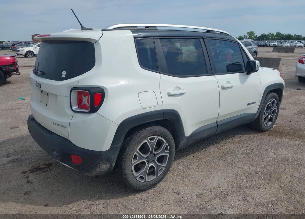 2017 JEEP RENEGADE LIMITED FWD VIN: ZACCJADB6HPE93491