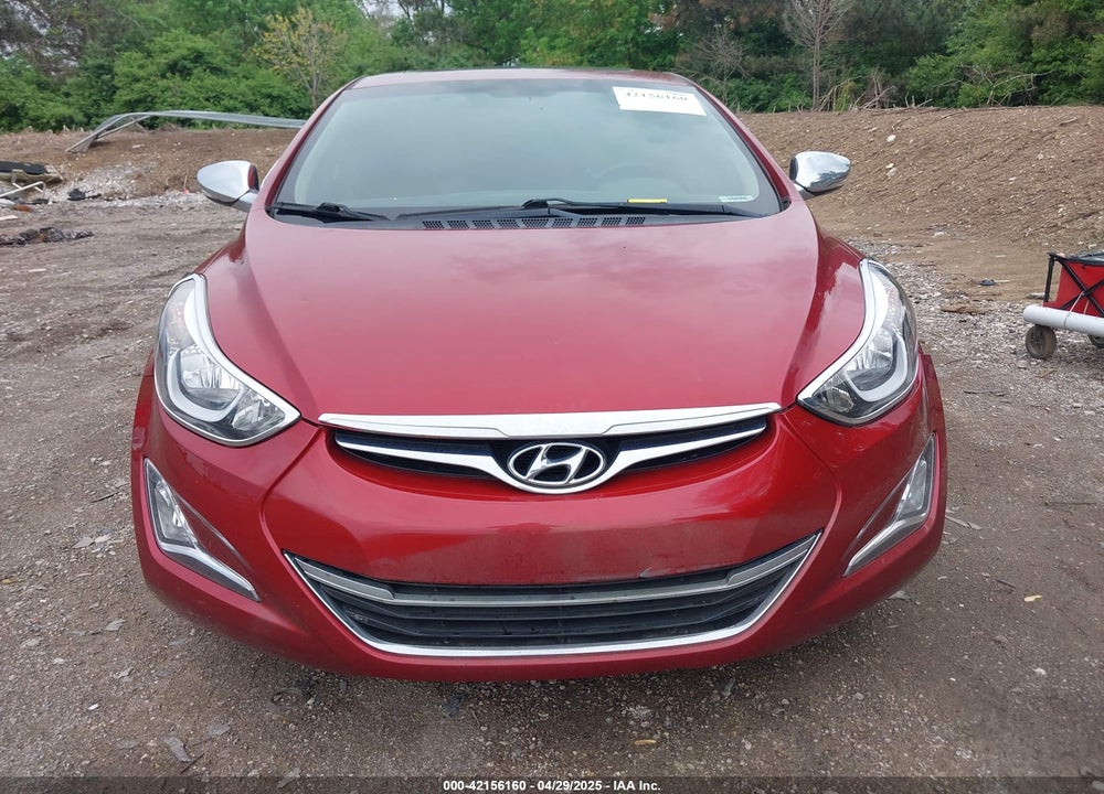 2016 HYUNDAI ELANTRA VIN: 5NPDH4AE7GH776196