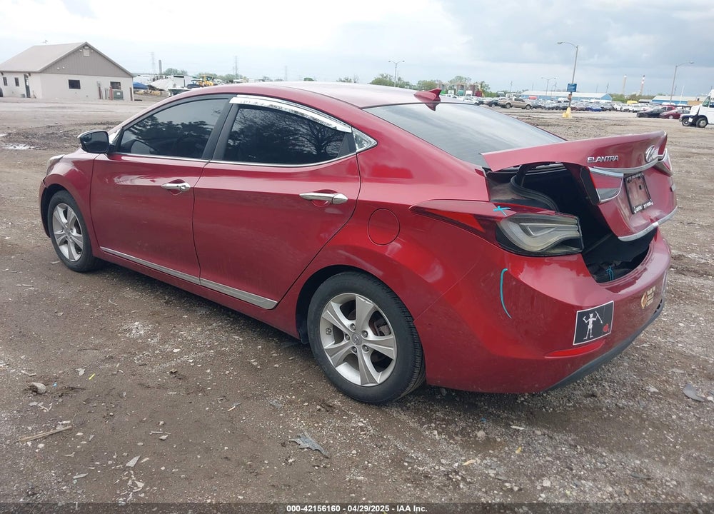 2016 HYUNDAI ELANTRA VIN: 5NPDH4AE7GH776196