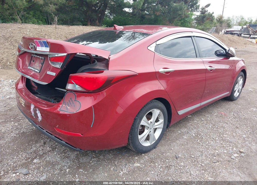 2016 HYUNDAI ELANTRA VIN: 5NPDH4AE7GH776196