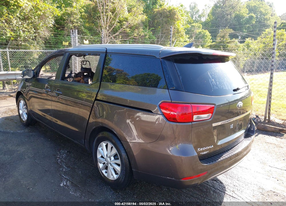 2016 KIA SEDONA VIN: KNDMB5C18G6158980
