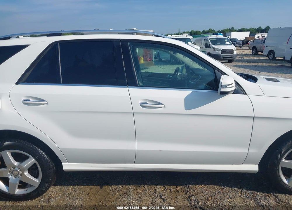 2015 MERCEDES-BENZ ML 350 4MATIC VIN: 4JGDA5HB8FA555696