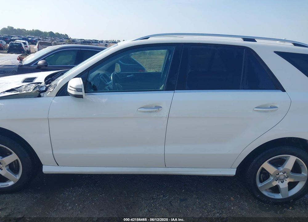 2015 MERCEDES-BENZ ML 350 4MATIC VIN: 4JGDA5HB8FA555696