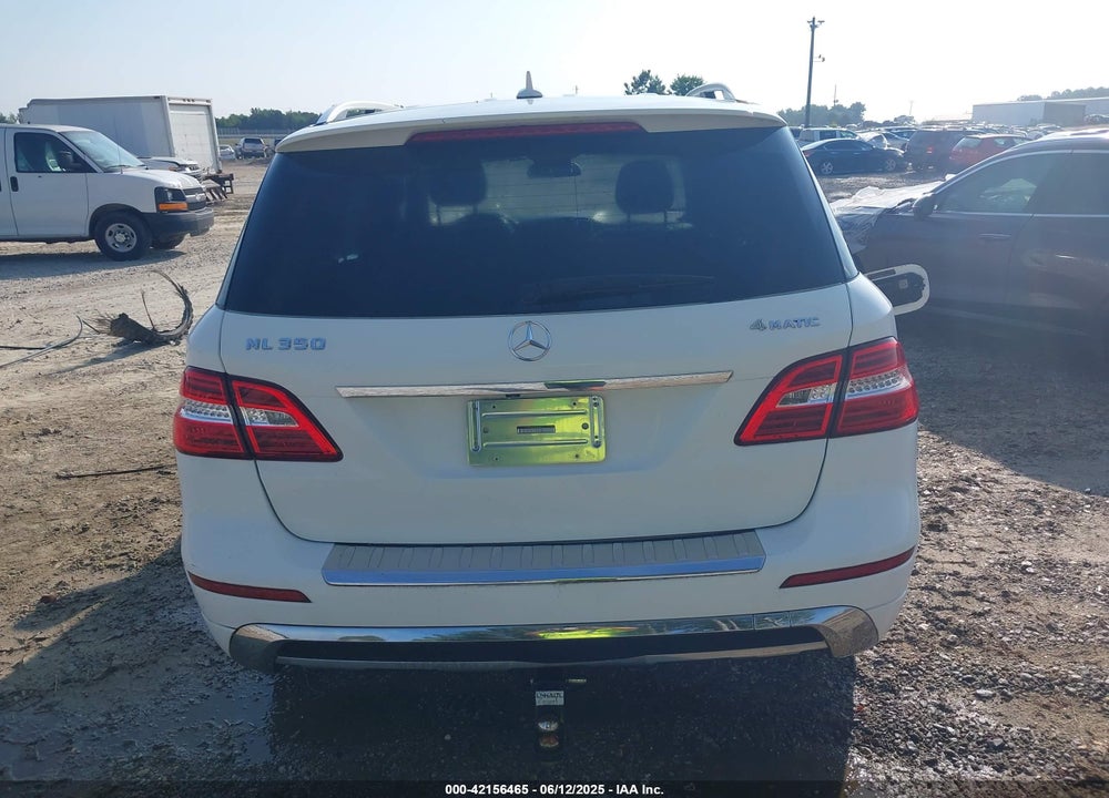 2015 MERCEDES-BENZ ML 350 4MATIC VIN: 4JGDA5HB8FA555696