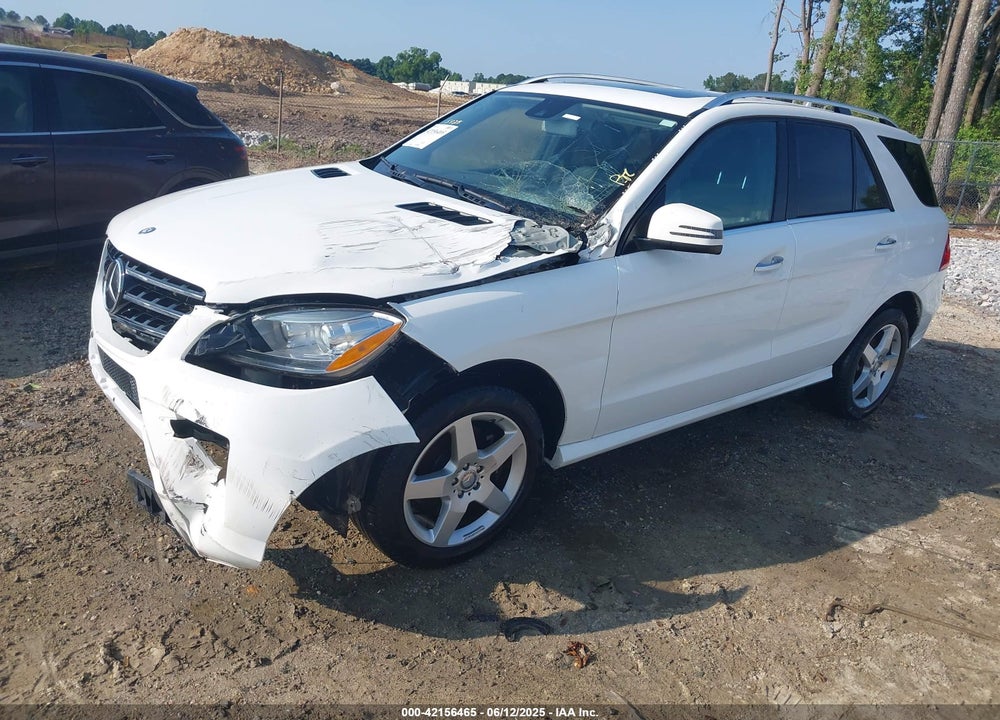 2015 MERCEDES-BENZ ML 350 4MATIC VIN: 4JGDA5HB8FA555696