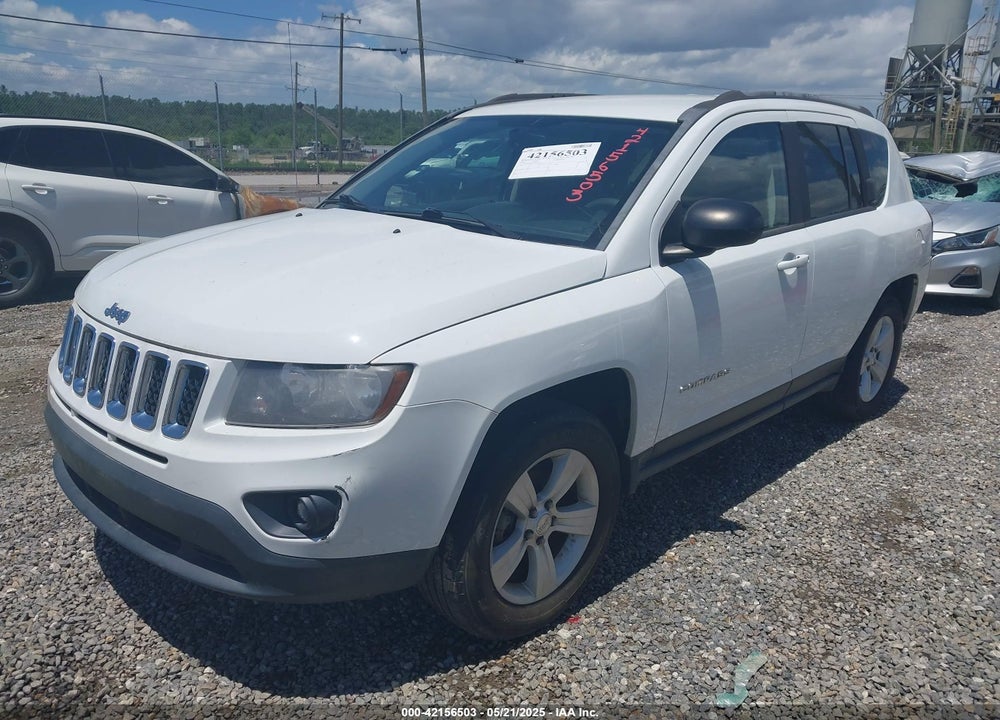 2016 JEEP COMPASS SPORT VIN: 1C4NJCBA6GD560179