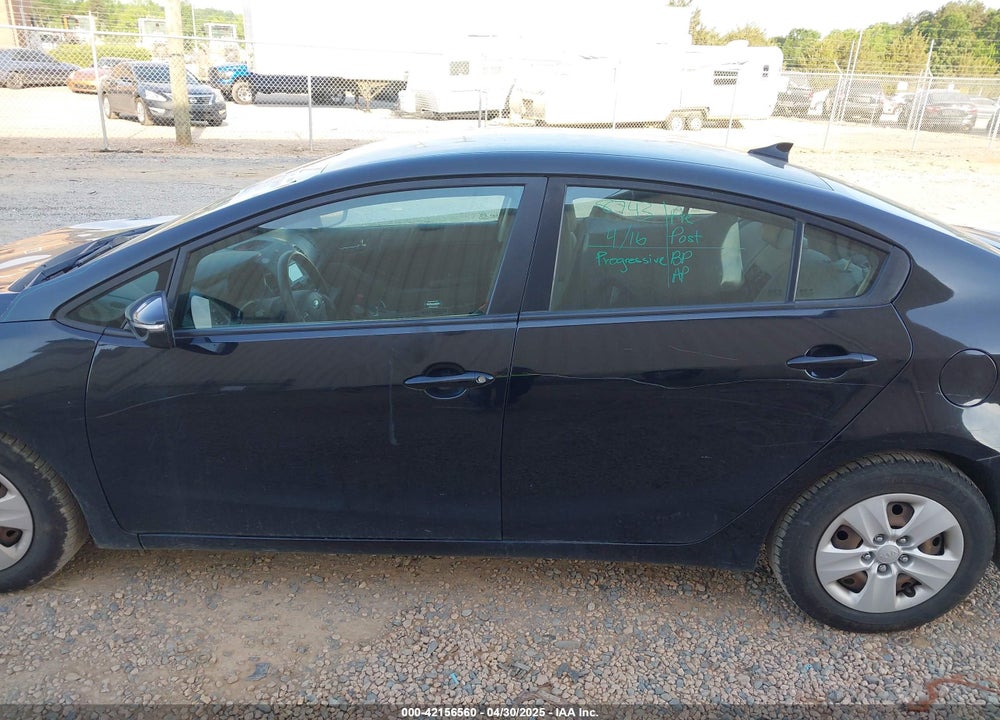 2016 KIA FORTE VIN: KNAFX4A6XG5552745