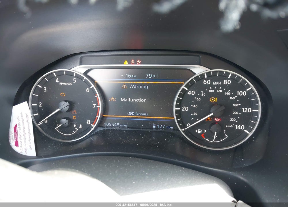 2021 NISSAN ALTIMA VIN: 1N4BL4DV0MN360123