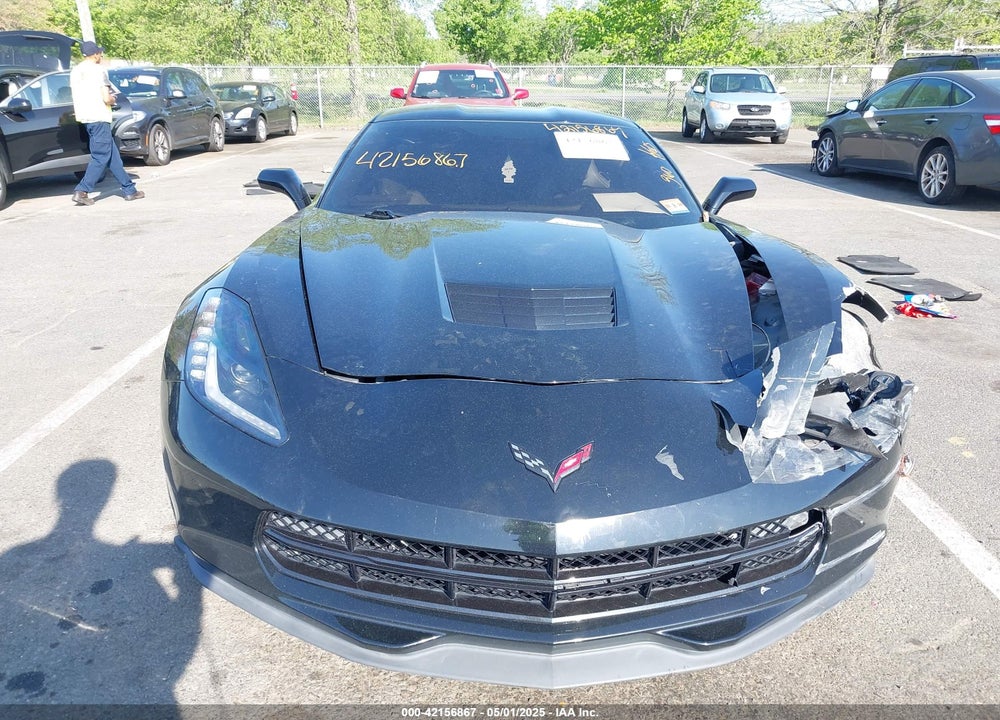 2017 CHEVROLET CORVETTE VIN: 1G1YA2D74H5119714