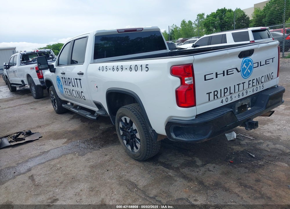 2020 CHEVROLET SILVERADO 2500HD 4WD STANDARD BED CUSTOM VIN: 1GC4YME71LF128952