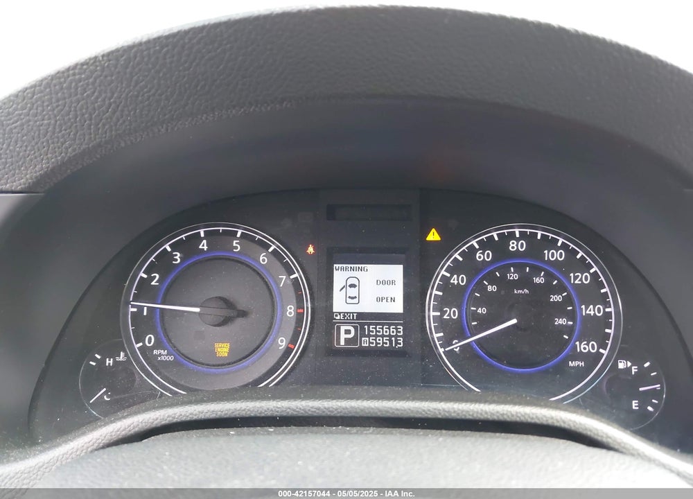 2013 INFINITI G37X VIN: JN1CV6AR9DM762341