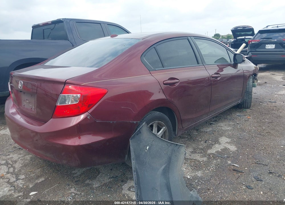 2012 HONDA CIVIC VIN: 19XFB2F90CE327340