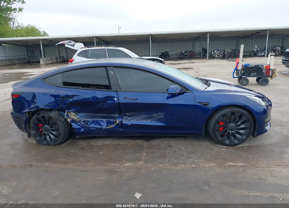 2023 TESLA MODEL 3 PERFORMANCE DUAL MOTOR ALL-WHEEL DRIVE VIN: 5YJ3E1ECXPF551538