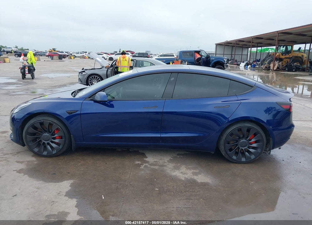 2023 TESLA MODEL 3 PERFORMANCE DUAL MOTOR ALL-WHEEL DRIVE VIN: 5YJ3E1ECXPF551538