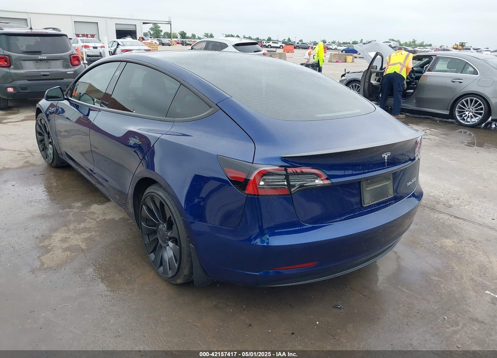 2023 TESLA MODEL 3 PERFORMANCE DUAL MOTOR ALL-WHEEL DRIVE VIN: 5YJ3E1ECXPF551538