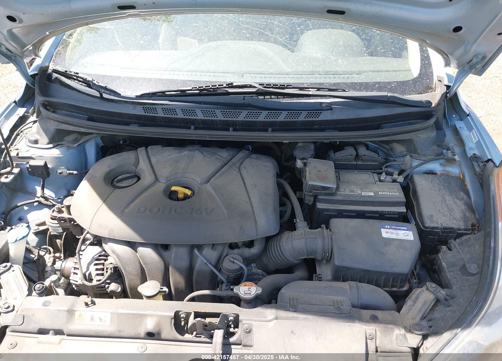 2012 HYUNDAI ELANTRA VIN: KMHDH4AE5CU354312