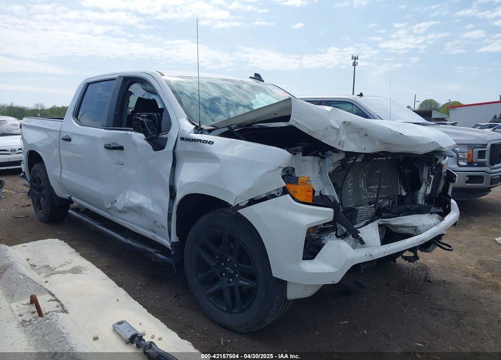 2023 CHEVROLET SILVERADO 1500 4WD SHORT BED CUSTOM VIN: 3GCPDBEK5PG235217