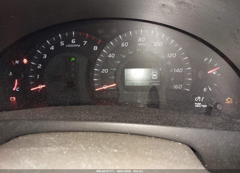 2007 TOYOTA CAMRY XLE V6 VIN: 4T1BK46K07U024557